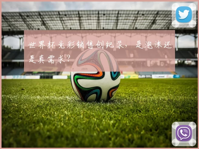世界杯竞彩销售创纪录，是泡沫还是真需求？
